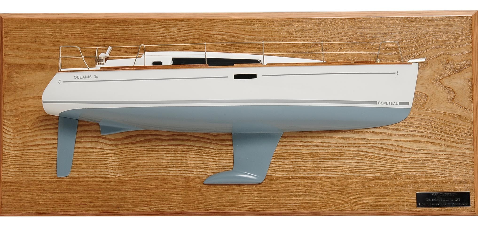 Oceanis 34 Half Display Ship Model - Premier Ship Models