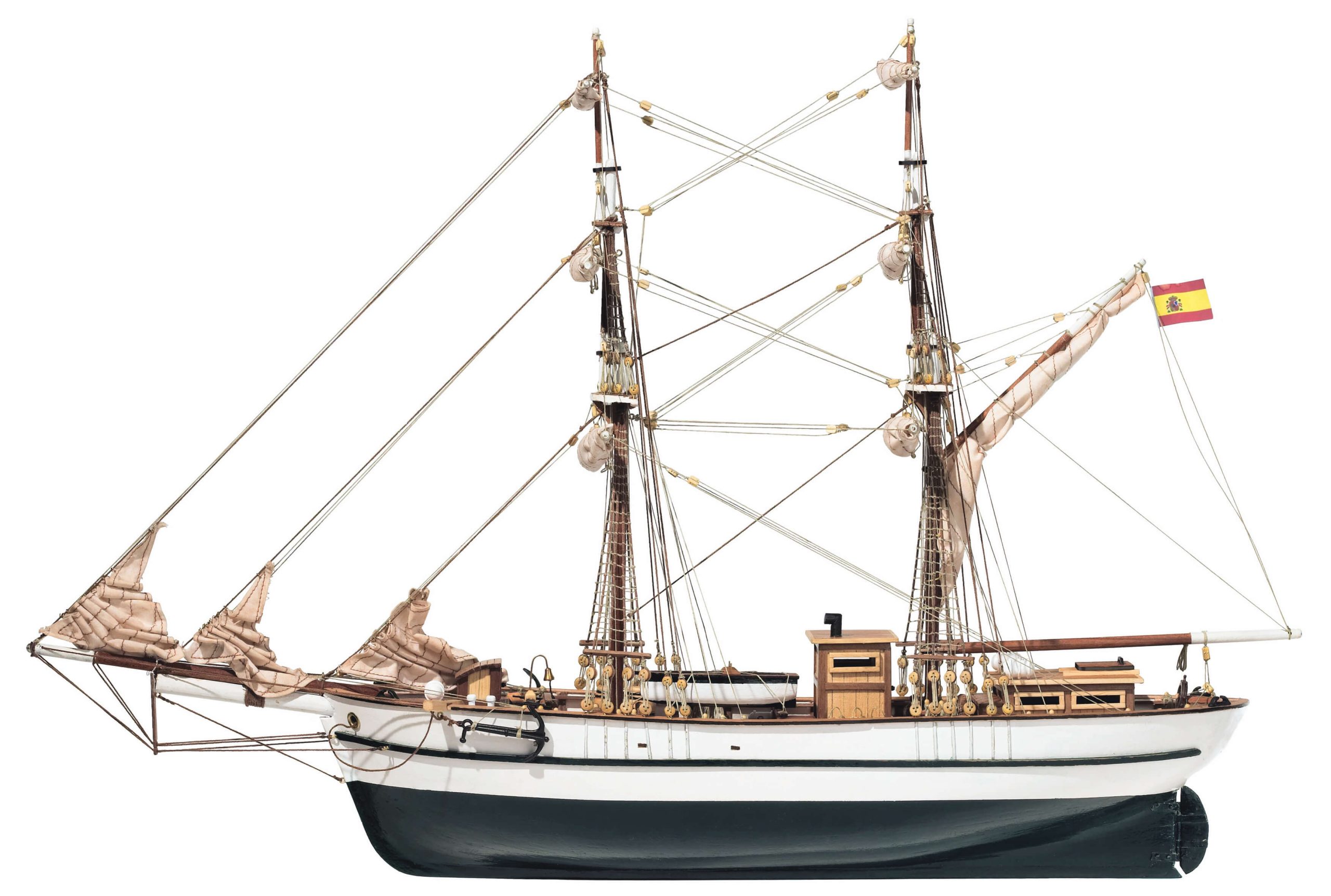 Aurora Brig Wooden Model Boat Kit - Occre