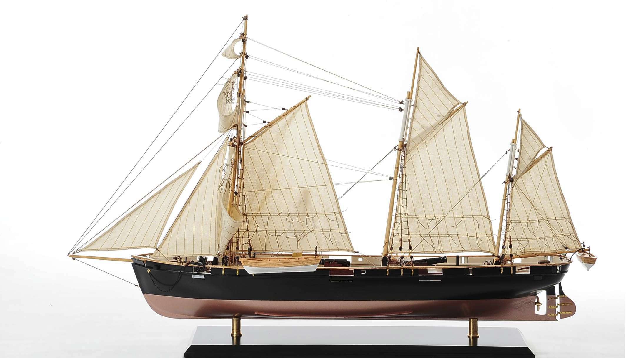 HMS Cockchafer Display Ship Model - Premier Ship Models