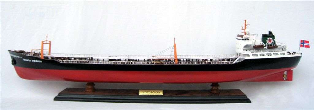 Texaco Bogota Oil Tanker Display Ship Model (Standard Range) - GN