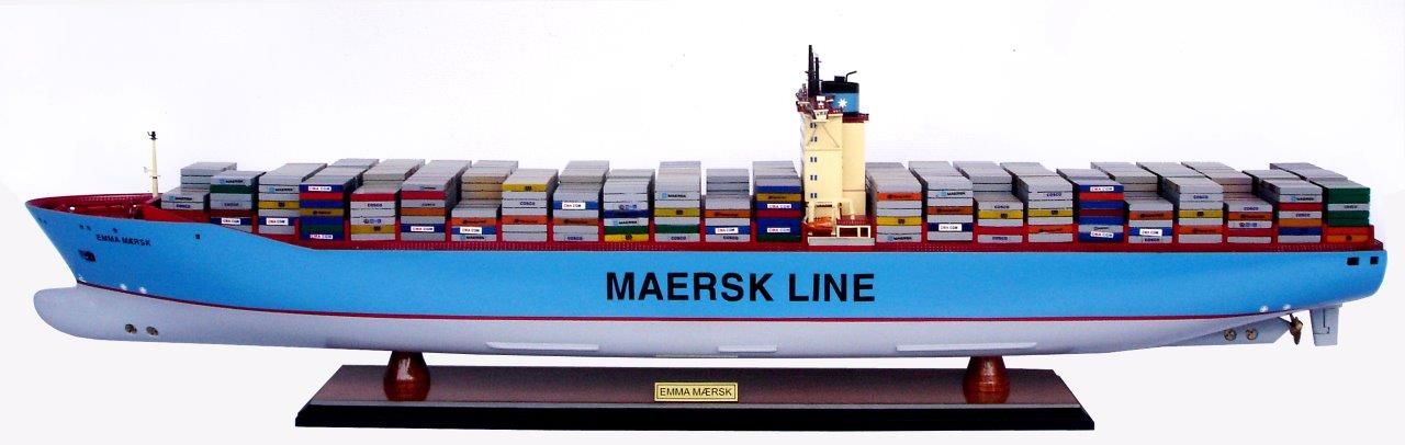 Emma Maersk Container Ship Display Model (Standard Range) - GN