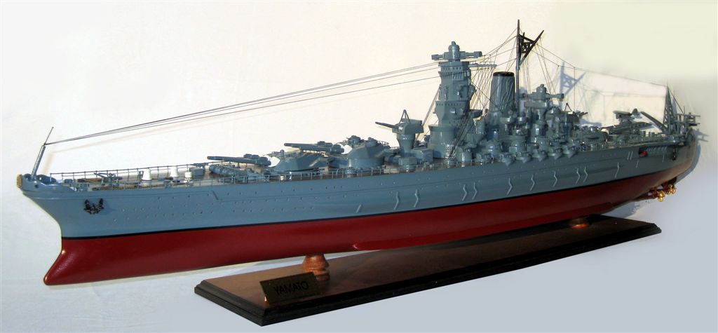 Yamato Japanese Battleship Display Ship Model (Standard Range) - GN