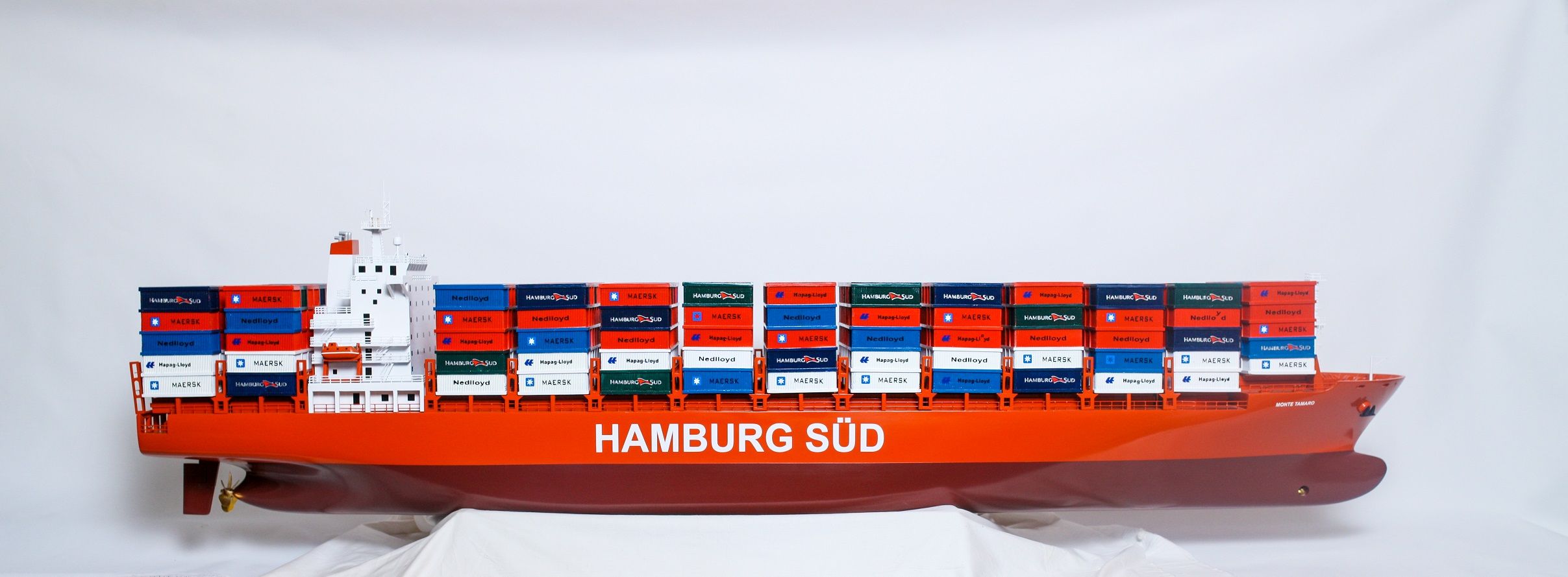 Hamburg Sud Container Display Ship Model - Premier Ship Models