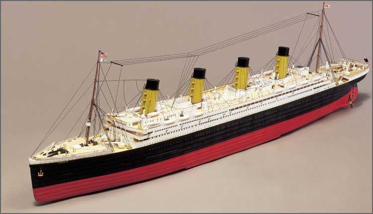 Titanic No 4 (Upper Superstructure) Model Boat Kit - Mantua Models