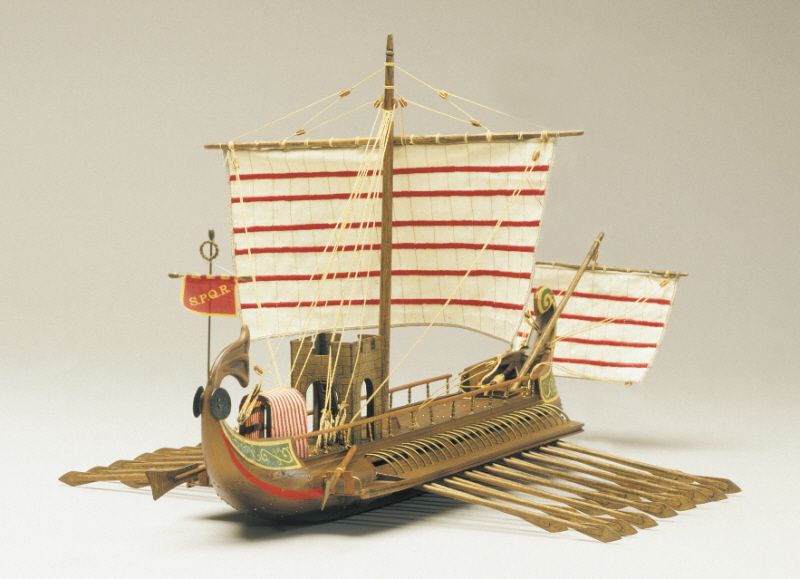 Roman Bireme 30 BC Model Boat Kit - Mantua Models