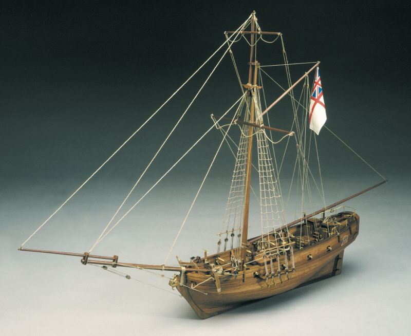 HMS Sharke Sloop Model Boat Kit - Sergal