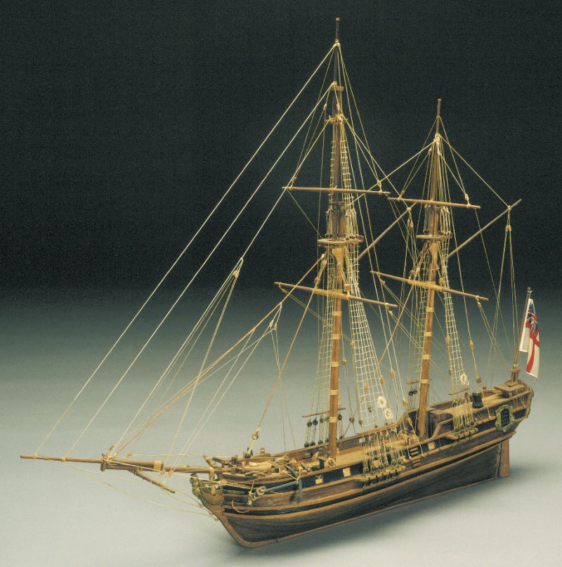 HMS Racehorse Bomb Ketch Model Boat Kit - Sergal