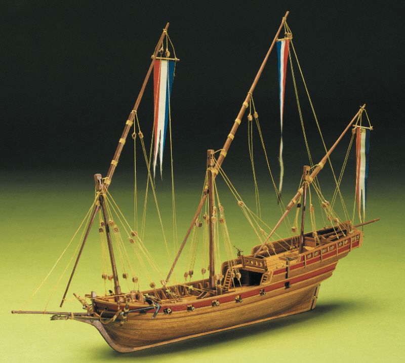French Xebec Model Boat Kit - Sergal