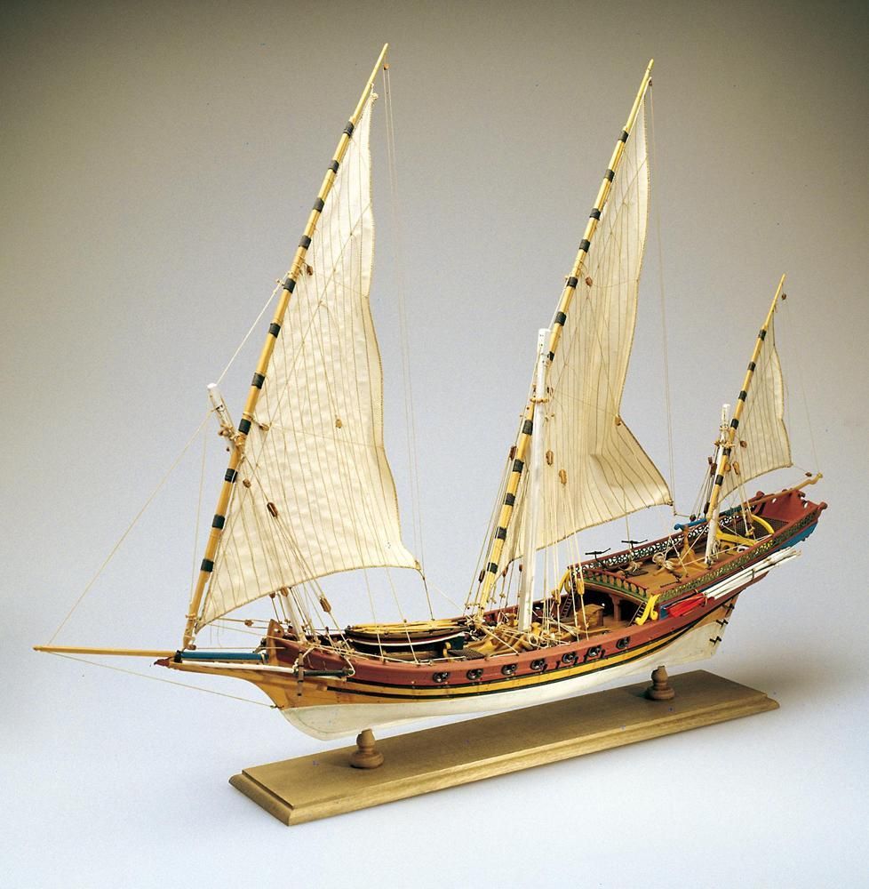 Xebec Model Boat Kit - Amati