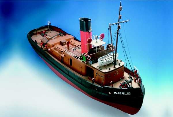 Marie Felling - Harbour Tug (Single Screw) Model Boat Kit - Caldercraft