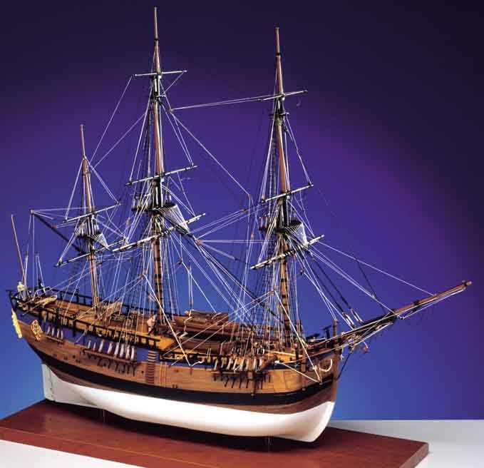 HM Bark Endeavour Model Boat Kit - Caldercraft