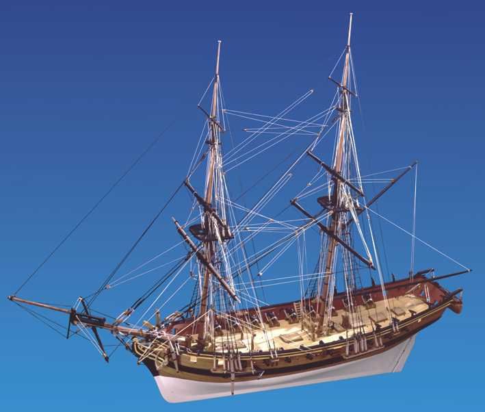 HMS Mars Wooden Model Boat Kit - Caldercraft