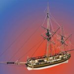 HM Mortar Vessel Convulsion Model Boat Kit - Caldercraft