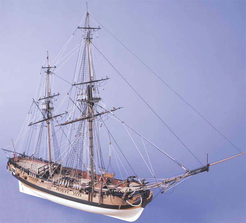 HM Bomb Vessel Granado Model Boat Kit - Caldercraft