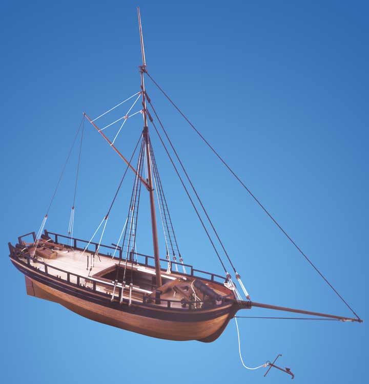 HM Gunboat William Model Boat Kit - Caldercraft
