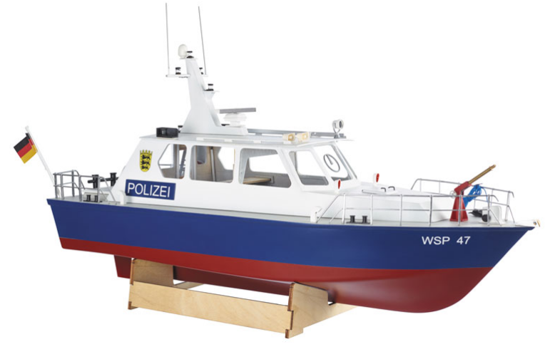 Police Launch Model Boat Kit - Krick