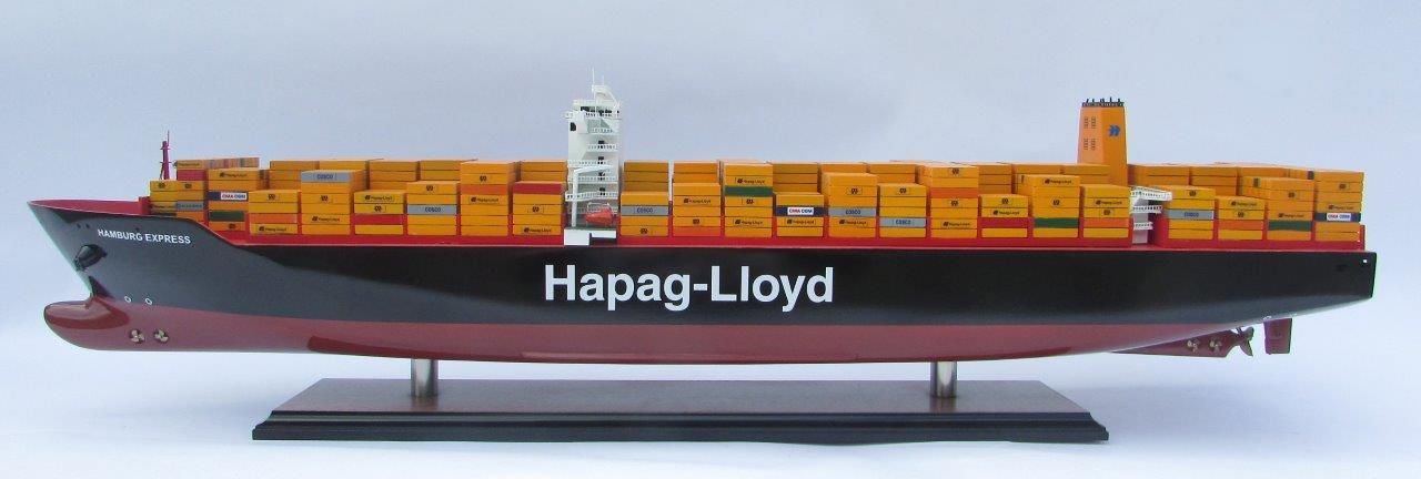 Hapag Lloyd Hamburg Express Display Ship Model (Standard Range) - GN