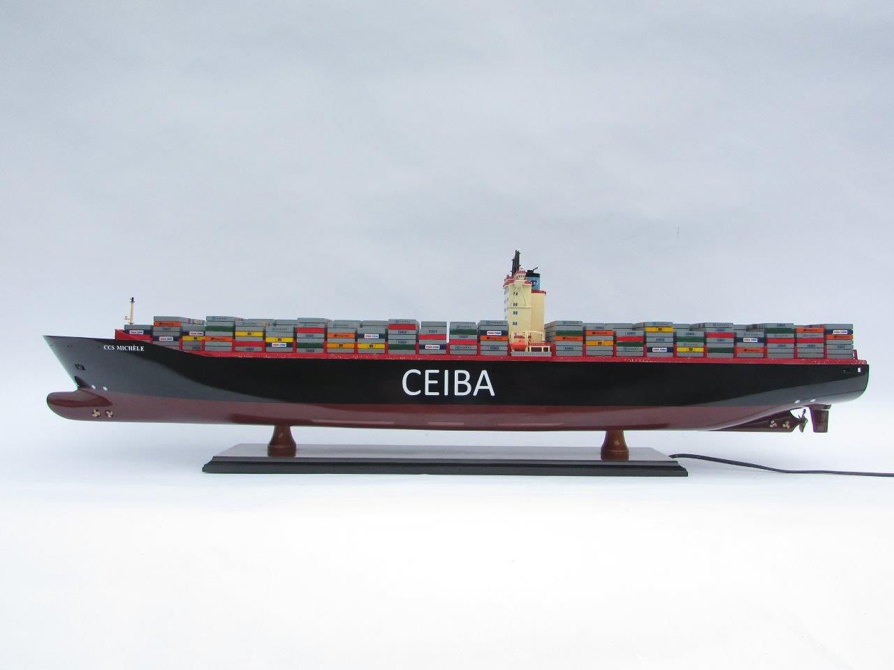 Custom Container with Lights Display Ship Model - GN