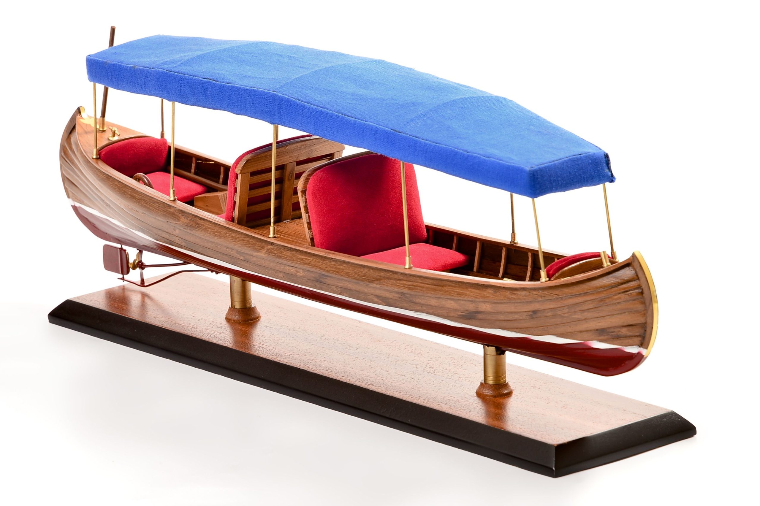 Liddesdale Electric Canoe 1920 Display Ship Model - Premier Ship Models
