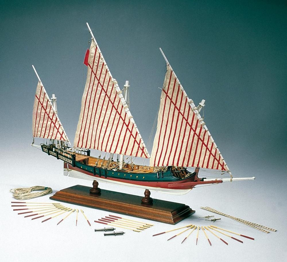 Greek Galley Model Boat Kit - Amati