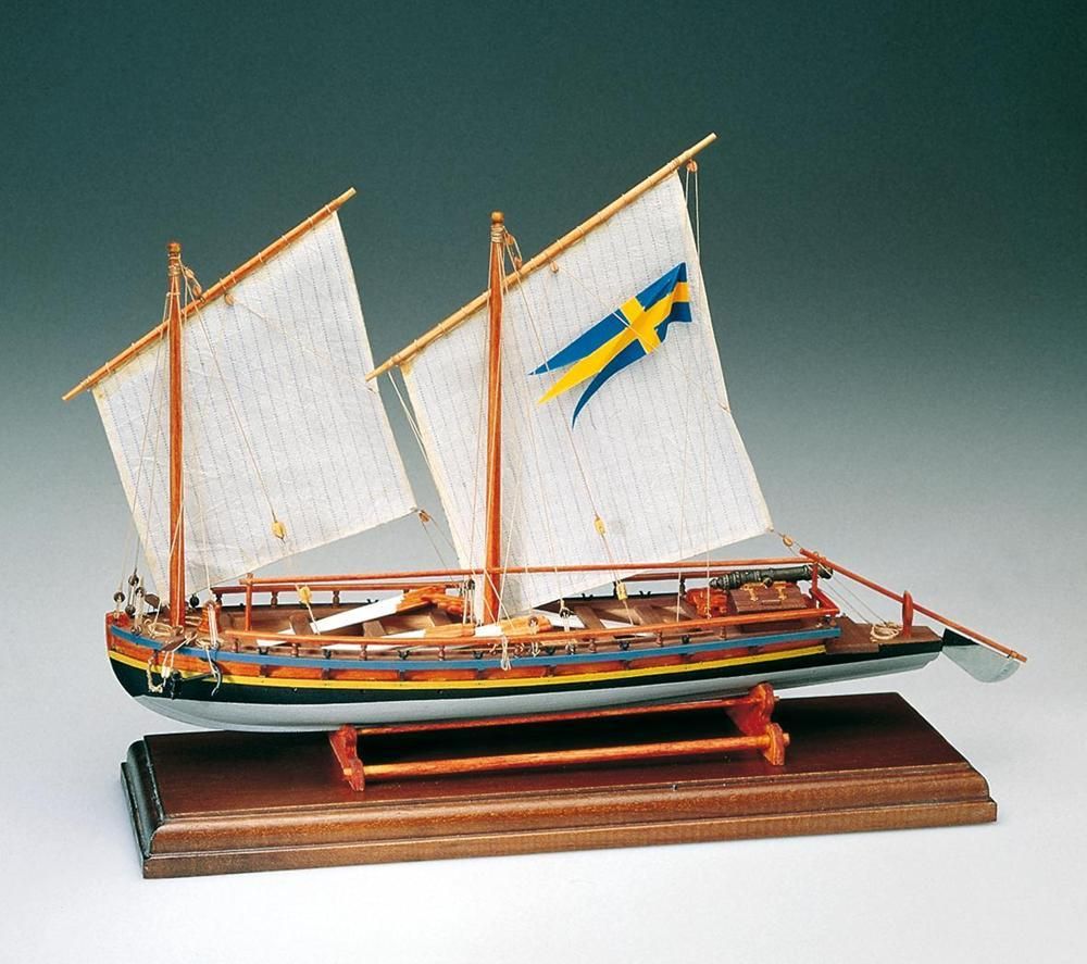 Swedish Gunboat Kit Model Boat Kit - Amati