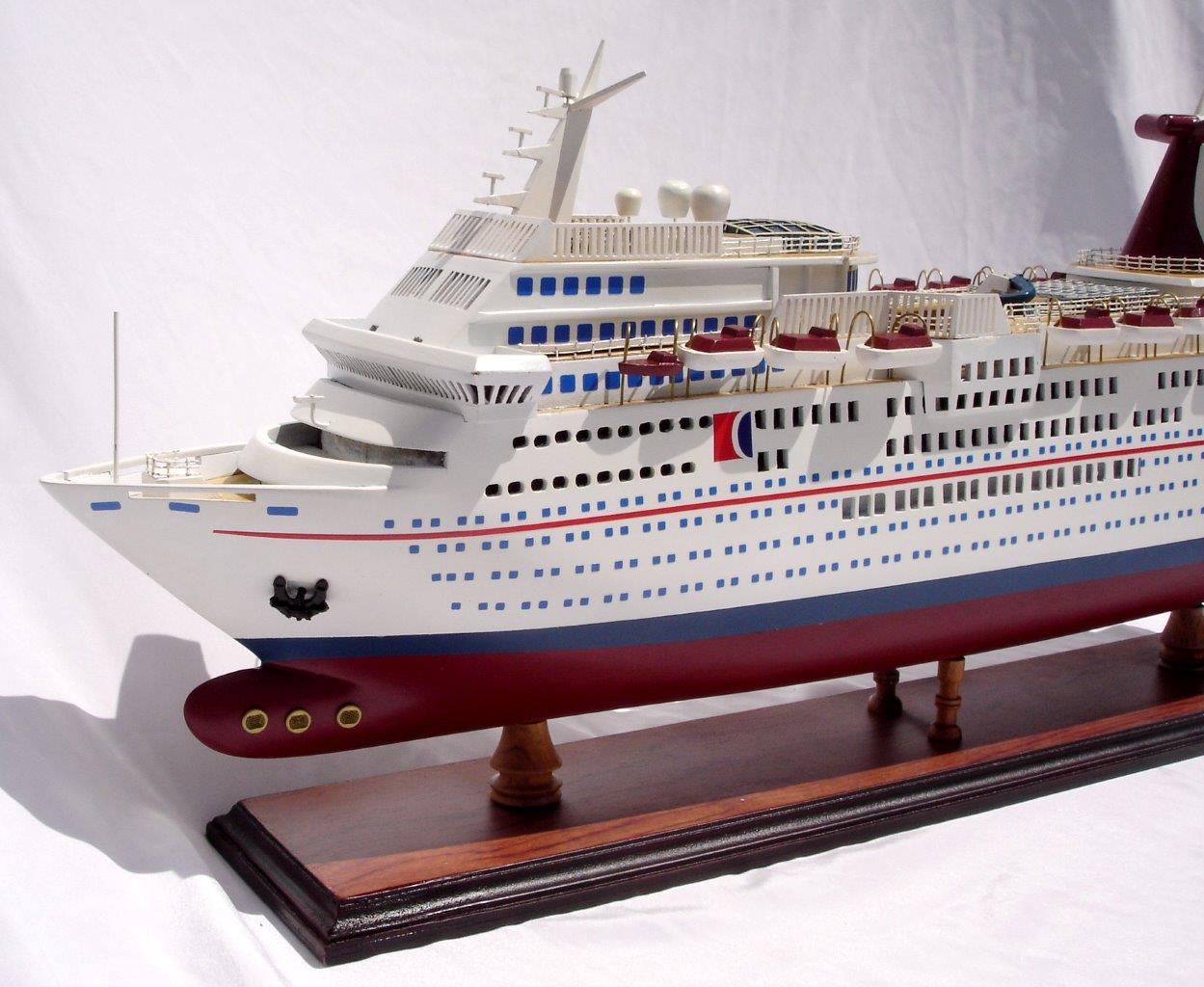 Carnival Paradise Wooden Display Ship Model - GN