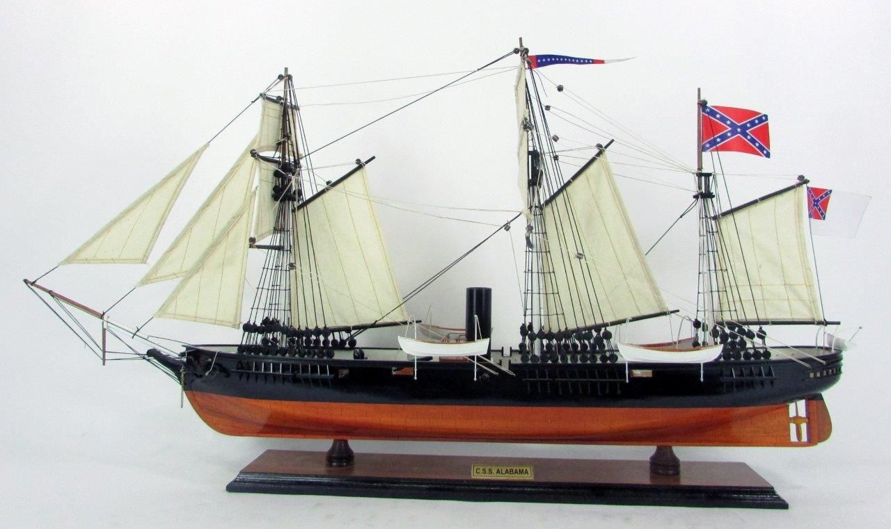 CSS Alabama Display Ship Model - GN