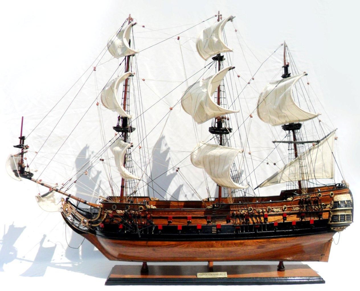Wapen von Hamburg III Display Ship Model - GN