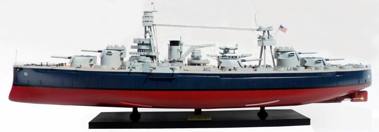 USS Texas Display Ship Model - GN