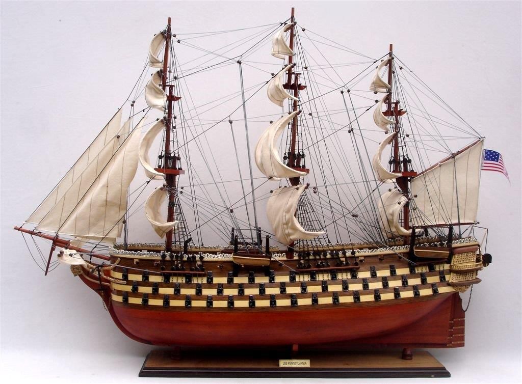 USS Pennsylvania Display Ship Model - GN