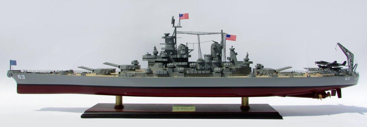 USS Missouri Display Ship Model - GN