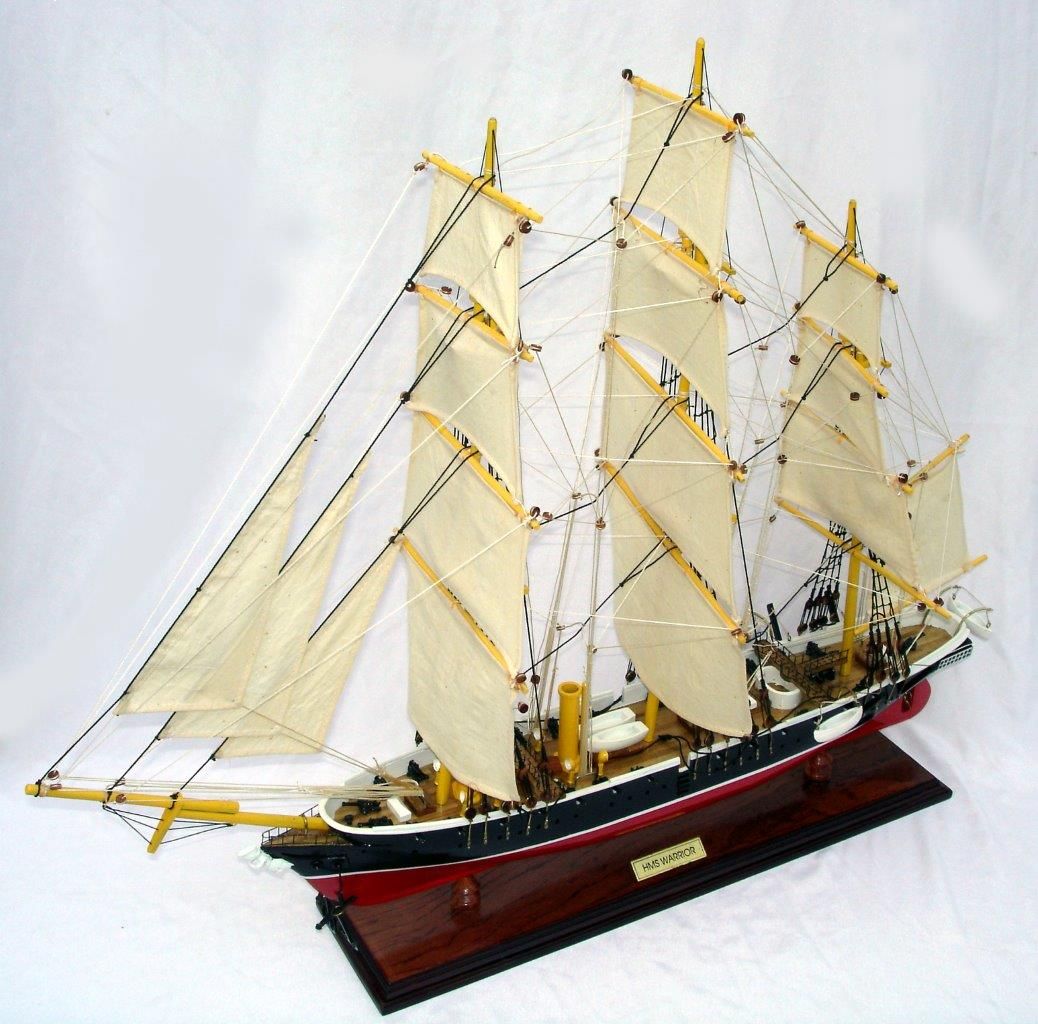 HMS Warrior Display Ship Model - GN