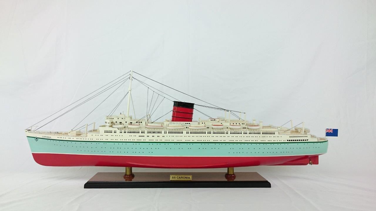 RMS Caronia Display Ship Model - GN