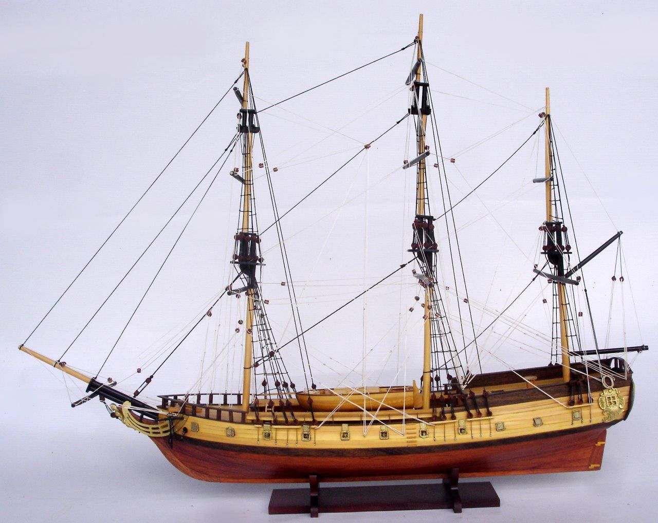 USS Rattlesnake Display Ship Model - GN