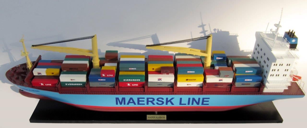 Maersk Alabama Container Display Ship Model - GN