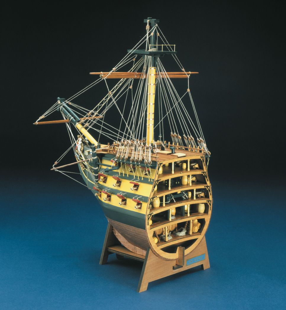 HMS Victory Cross (Bow) Section Model Boat Kit - Panart