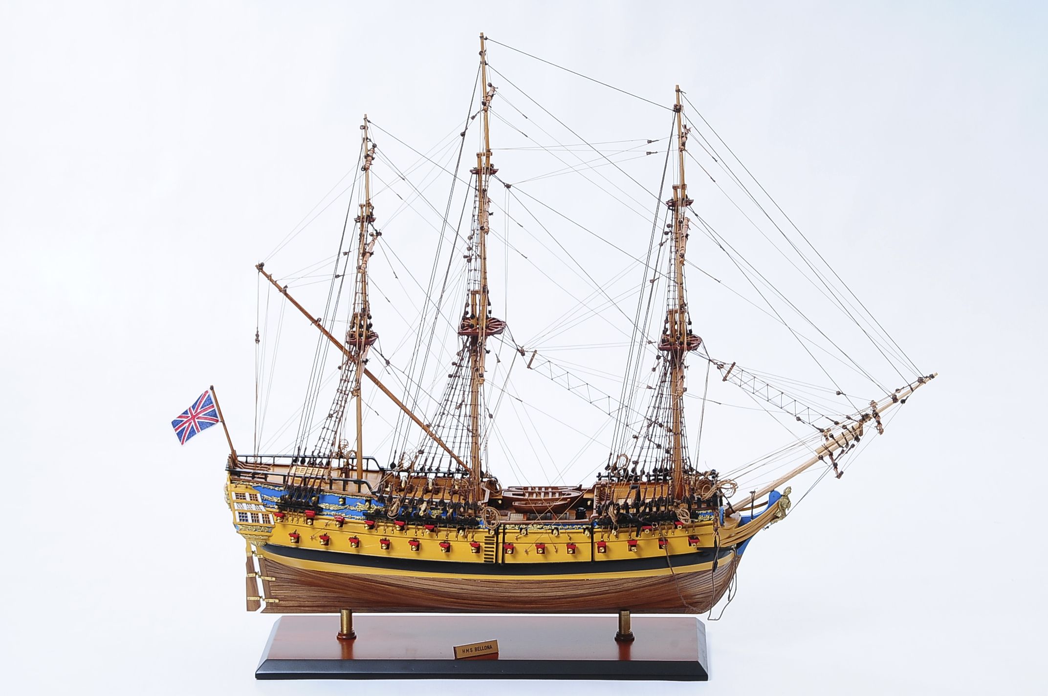 HMS Bellona Display Ship Model (Superior Range) - Premier Ship Models