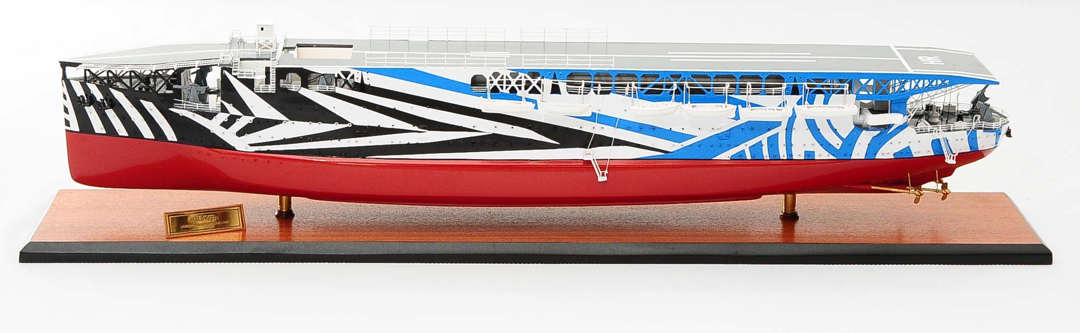 HMS Argus Display Ship Model - Premier Ship Models