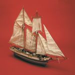 La Rose Schooner 1835 Model Boat Kit - Panart