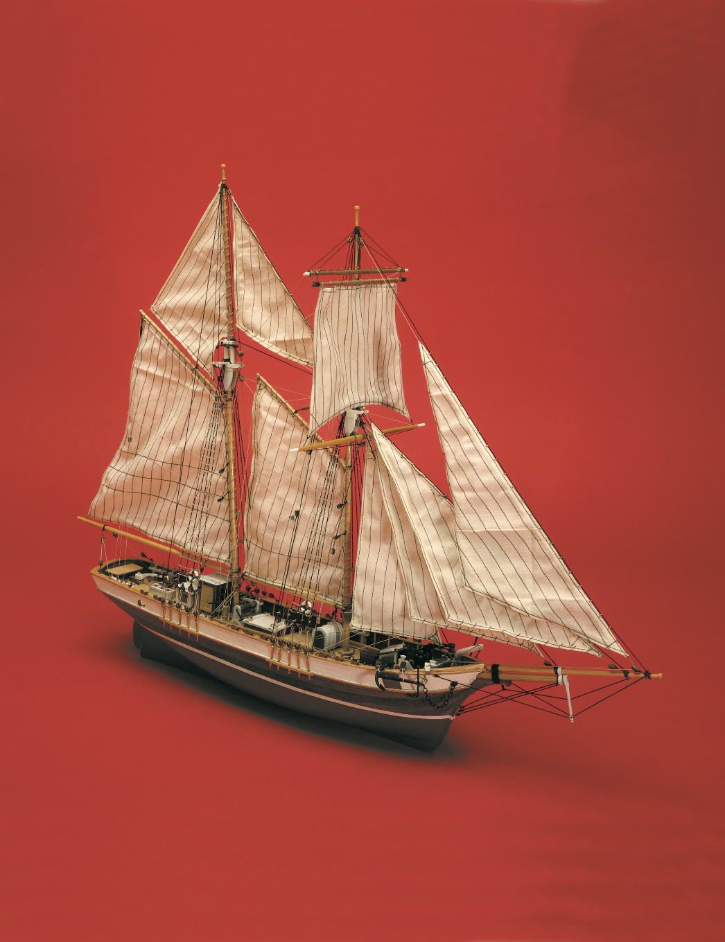 La Rose Schooner 1835 Model Boat Kit - Panart