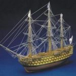 HMS Victory with Copper Hull Model Boat Kit - Panart