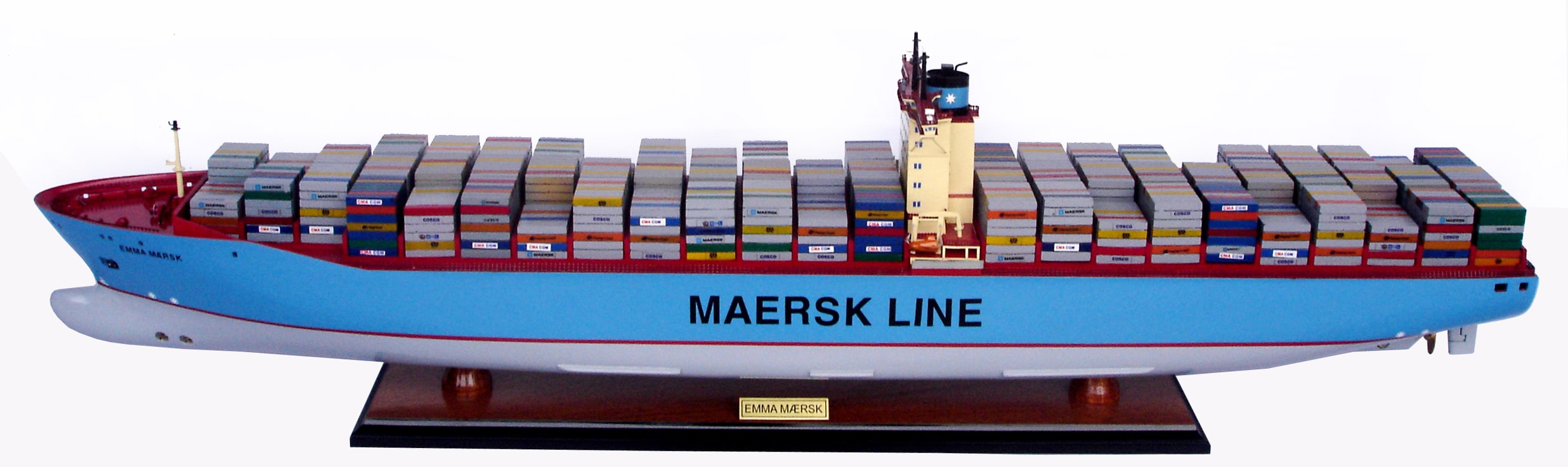 Emma Maersk (with lights) Display Ship Model - GN