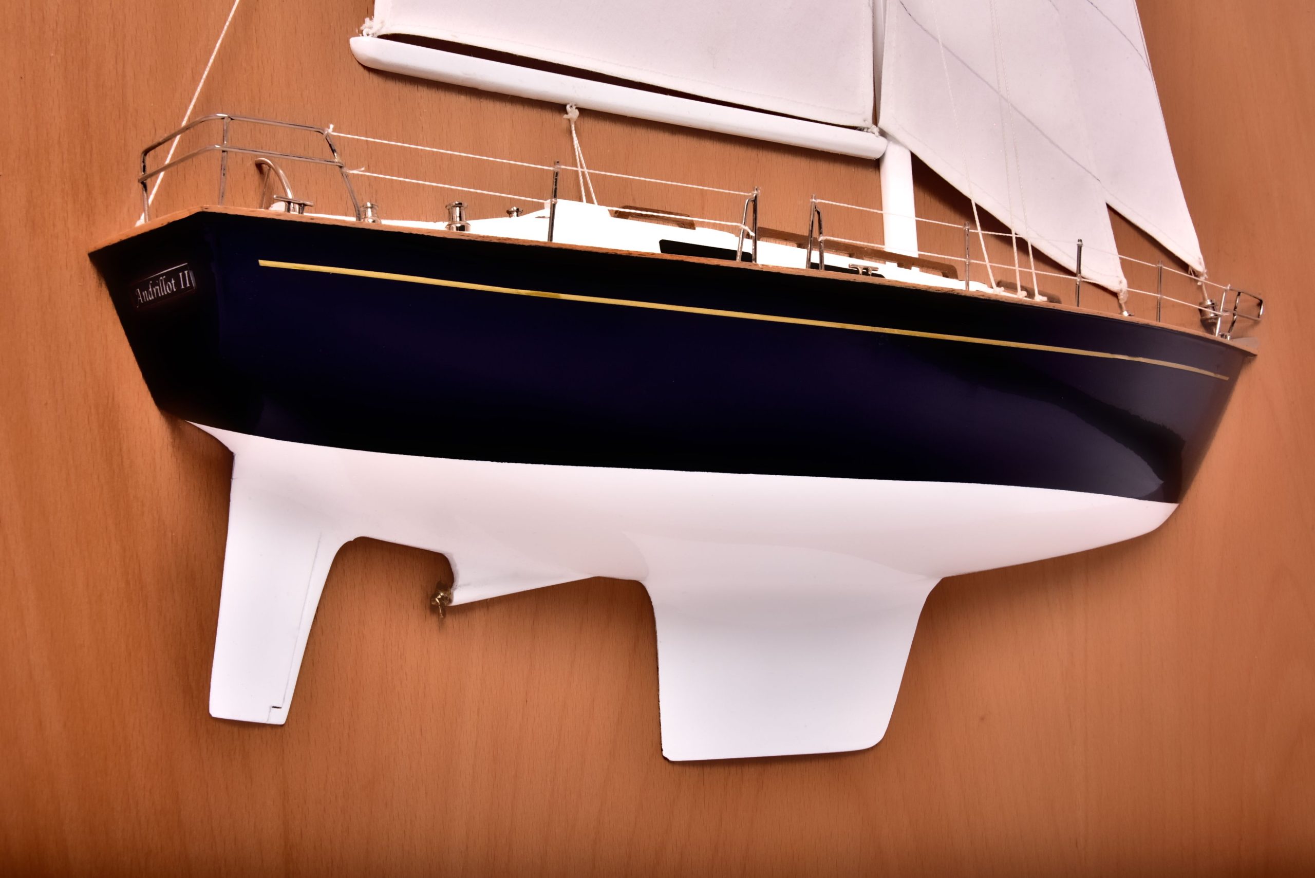 Rustler 37 Display Ship Half Model - Premier Ship Models