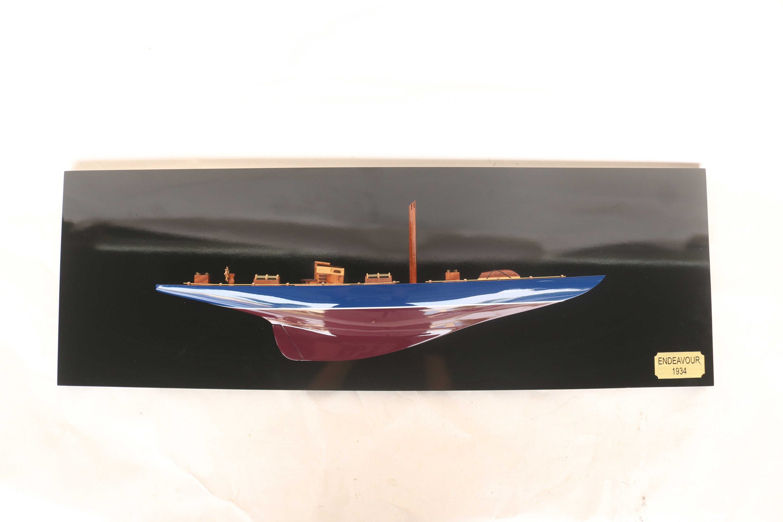 Endeavour Half Hull Display Ship Model - GN