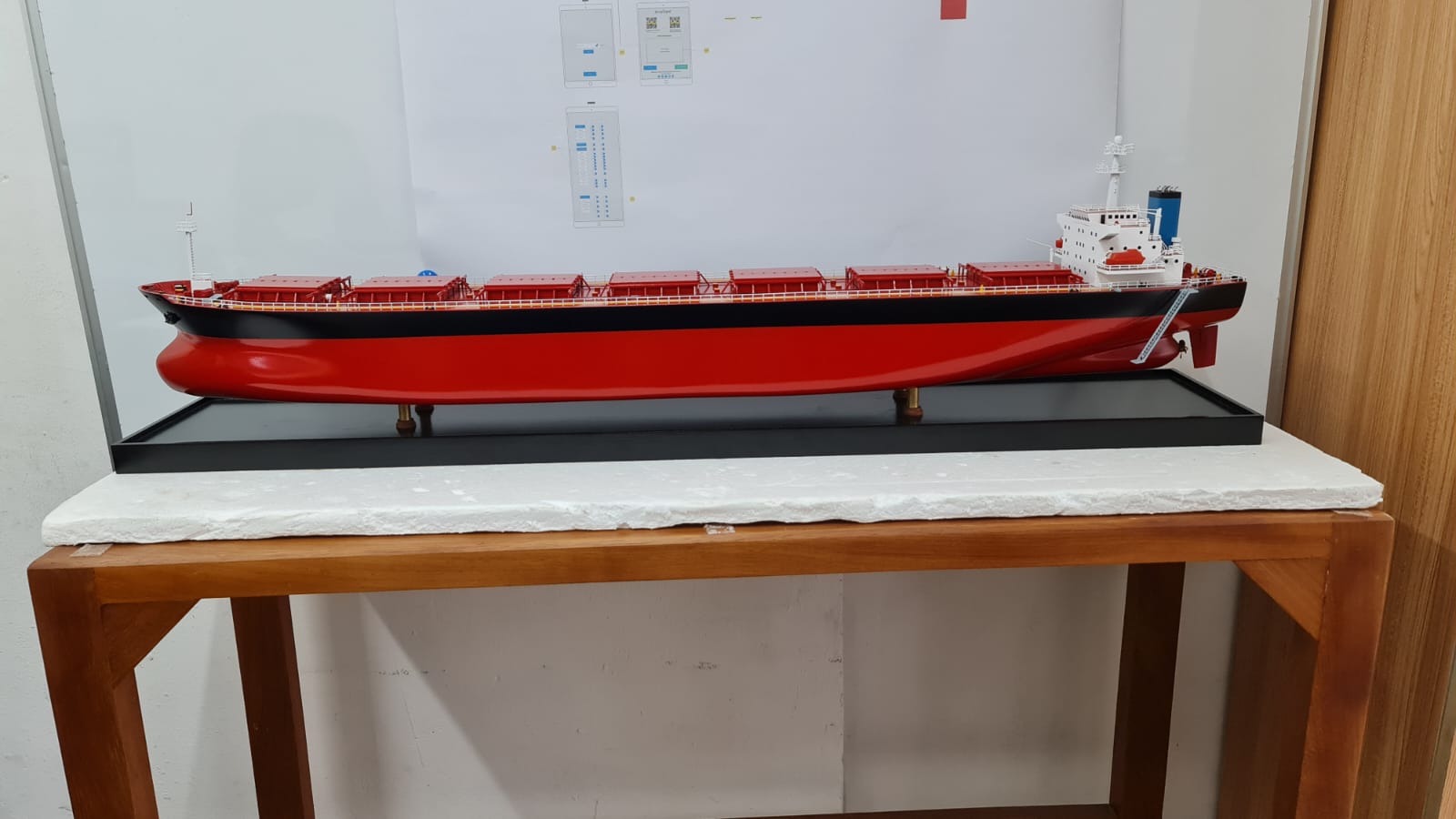 MV Riruccia Bulk Carrier Display Ship Model - Premier Ship Models