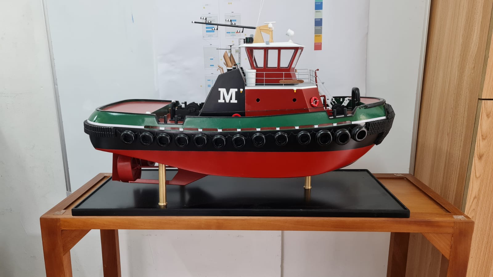 Portsmouth New Tugboat Display Ship Model - Premier Ship Models