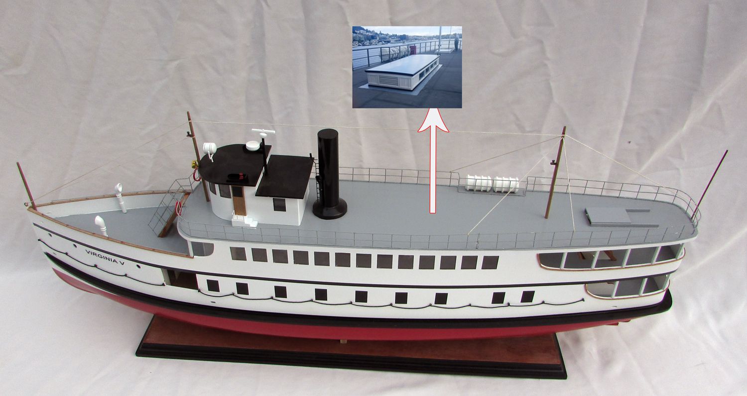 Virginia V Display Ship Model - GN