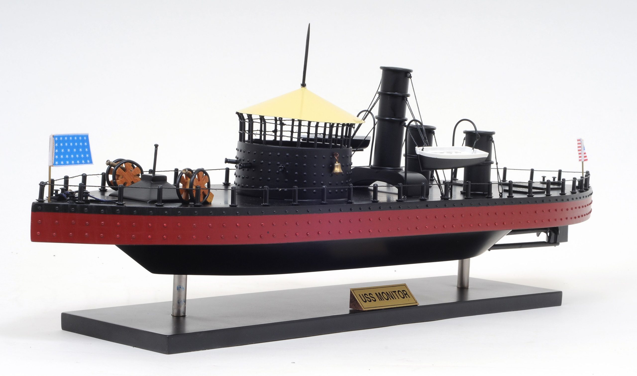 USS MONITOR Display Ship Model - OMH
