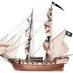 Corsair Brig Wooden Model Boat Kit - Occre