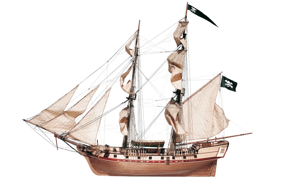 Corsair Brig Wooden Model Boat Kit - Occre
